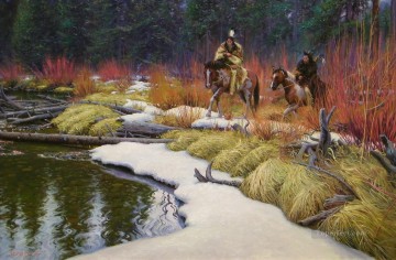 キースリー アモンザレッドウィローズ 西アメリカ Oil Paintings